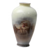 A VINTAGE ROYAL BAYREUTH PORCELAIN VASE, A. DIXON PIC-1