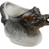 A VINTAGE ROYAL BAYREUTH PORCELAIN BOAR CREAMER PIC-0