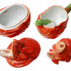 LOT OF ROYAL BAYREUTH LOBSTER SUGAR BOWL AND JAR PIC-4