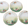 A FRENCH LIMOGES PORCELAIN FLORAL CHOCOLATE SET PIC-6
