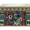 A LARGE RUSSIAN SILVER AND ENAMEL CASKET BOX PIC-3