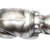 RUSSIAN SILVER HIPPOPOTAMUS FIGURINE W RUBY EYES PIC-5