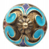 A RUSSIAN SILVER AND ENAMEL EASTER EGG PENDANT PIC-4