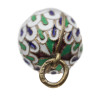 A RUSSIAN SILVER AND ENAMEL EASTER EGG PENDANT PIC-3