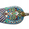 A RUSSIAN GILT SILVER AND ENAMEL SUGAR SPOON PIC-2