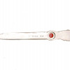 FIGURAL STERLING SILVER & DIAMONDS LETTER OPENER PIC-2