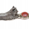 FIGURAL STERLING SILVER & DIAMONDS LETTER OPENER PIC-3