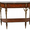 A VINTAGE GEORGIAN WOODEN CONSOLE TABLE PIC-0