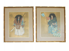 A PAIR OF JAPANESE PRINTS BY RYOSHU, C. 1940