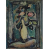 FRENCH LITHOGRAPH VASE FLOWERS BY GEORGES ROUAULT PIC-1