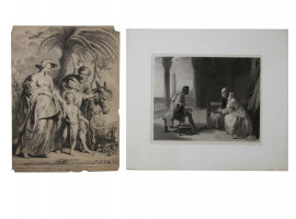 PAIR OF ENGRAVINGS AFTER RUBENS AND COWPER