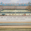 AN 18TH CEN COLOR ENGRAVING OF FRENCH CITY VIEW PIC-3