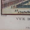 AN 18TH CEN COLOR ENGRAVING OF FRENCH CITY VIEW PIC-4