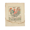 A PAIR OF RUSSIAN WATERCOLORED ENGRAVINGS LUBOK PIC-1