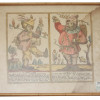 A PAIR OF RUSSIAN WATERCOLORED ENGRAVINGS LUBOK PIC-2