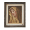 HAND COLORED PHOTO MODERN MADONNA BY GEORGE PETTY PIC-0