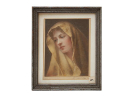 HAND COLORED PHOTO MODERN MADONNA BY GEORGE PETTY