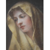 HAND COLORED PHOTO MODERN MADONNA BY GEORGE PETTY PIC-1