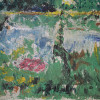 20TH CENTURY OIL LANDSCAPE PAINTING PIC-2