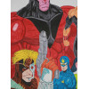 A SUPERHERO PAINTING SIGNED BY HECTOR S HERNANDEZ PIC-2
