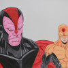 A SUPERHERO PAINTING SIGNED BY HECTOR S HERNANDEZ PIC-3