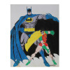 BATMAN ROBIN PAINTING SIGNED BY HECTOR HERNANDEZ PIC-0