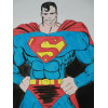 A SUPERMAN PAINTING SIGNED BY HECTOR S HERNANDEZ PIC-1