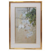A VINTAGE CHINESE WATERCOLOR ON SILK PAINTING PIC-0