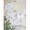 A VINTAGE CHINESE WATERCOLOR ON SILK PAINTING PIC-1