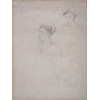 A RUSSIAN PENCIL PAINTING PORTRAIT BY ILYA REPIN PIC-1