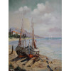 AN ERIC SNIPPE DUTCH OIL ON CANVAS PAINTING PIC-1