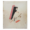 AN ANTIQUE RUSSIAN PAINTING SIGNED EL LISSITZKY PIC-0