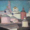 RUSSIAN OIL PAINTING CHURCHES BY KONSTANTIN YUON PIC-1