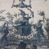 ANTIQUE CHINESE DURALEE TOILE PAINTING ON FABRIC PIC-2