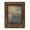 A RUSSIAN MARINE OIL PAINTING BY IVAN AIVAZOVSKY PIC-0