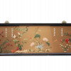 A CHINESE LACQUERED MIXED MEDIA WALL ART PANEL PIC-0