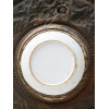 LOT THREE HAND PAINTED PORCELAIN & COPPER PLATES PIC-8