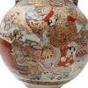 ANTIQUE MEIJI JAPANESE SATSUMA PORCELAIN VASE PIC-4