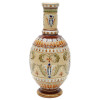 AN ANTIQUE GERMAN METTLACH-STYLE VASE, CA. 1900 PIC-1