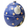 JAZZ CAFE HAND PAINTED CERAMIC TEA POT & CUP SET PIC-3