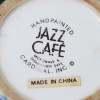 JAZZ CAFE HAND PAINTED CERAMIC TEA POT & CUP SET PIC-8