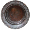 AN ANTIQUE SYRIAN ENGRAVED COPPER BOWL PIC-1