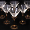 LOT OF SIX TIGO MARTINI GLASSES WITH ORIGINAL BOX PIC-0