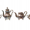 A VINTAGE FEINSILBER AUFLAGE TEA & COFFEE SET PIC-0