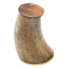 A LARGE ANTIQUE DRINKING CUP MADE OF HORN PIC-6