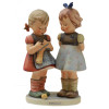 A GERMAN HUMMEL GOEBEL FIGURINE KNITTING LESSON H 7 PIC-0