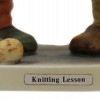 A GERMAN HUMMEL GOEBEL FIGURINE KNITTING LESSON H 7 PIC-5