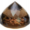 A LARGE NATURAL SMOKY GREY FACETED TOPAZ PIC-1