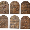 MARC CHAGALL JERUSALEM WINDOWS BRONZE MEDALS PIC-3