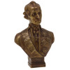 VINTAGE BRONZE BUST OF RUSSIAN COMMANDER SUVOROV PIC-0